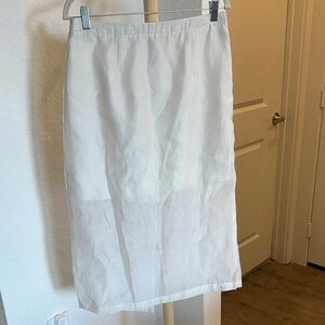 a new day White Midi Slip Skirt